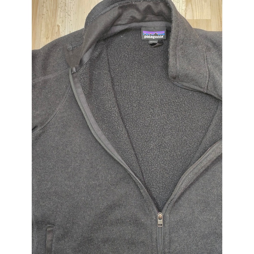 Patagonia Better Sweater Full Zip Jacket Womens Large Charcoal Grey Fleece 25538 - Picture 7 of 11